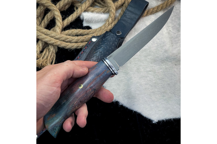 Нож Кержак Люкс (M390, стаб. карельская береза)