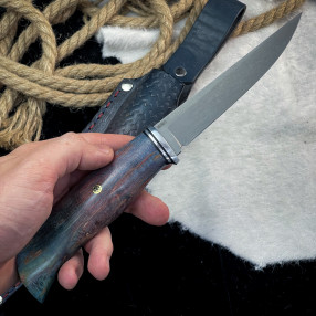 Нож Кержак Люкс (M390, стаб. карельская береза)
