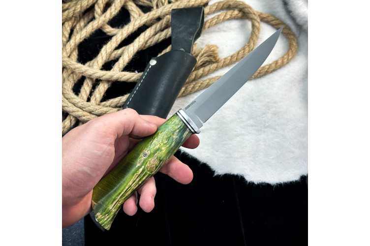 Нож Кержак (Aus10Co, Стаб. клён)
