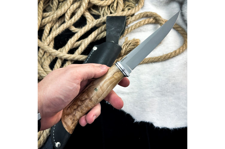 Нож Кержак (Aus10Co, Стаб. клён)