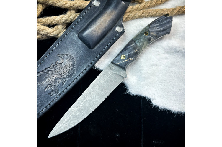 Нож Киалим Люкс (сталь ELMAX, авторский гибрид)