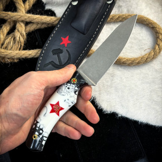 Нож Куркуль Люкс (Elmax, авторский полимер)