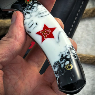Нож Куркуль Люкс (Elmax, авторский полимер)