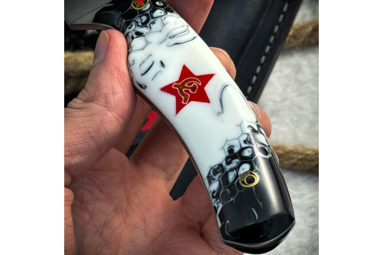 Нож Куркуль Люкс (Elmax, авторский полимер)