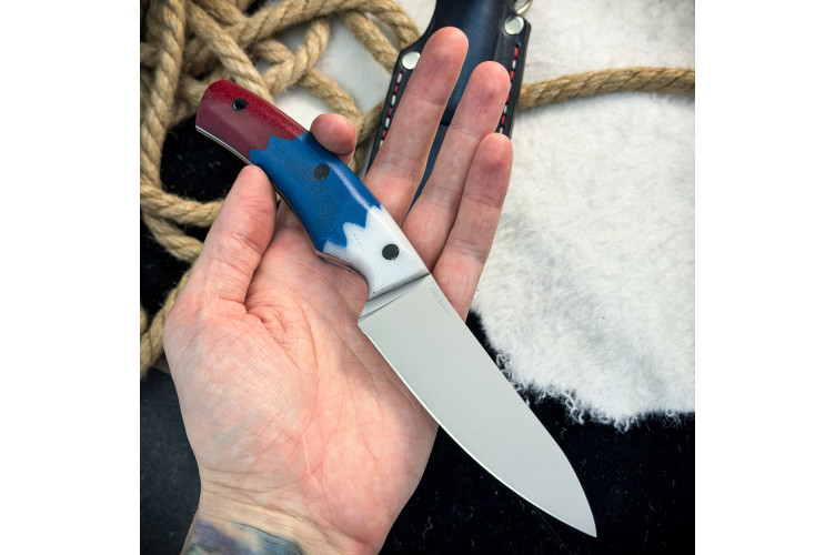 Нож Куркуль Люкс (AUS10Cobalt, микарта)