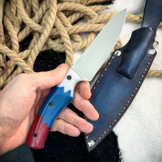 Нож Куркуль Люкс (AUS10Cobalt, микарта)