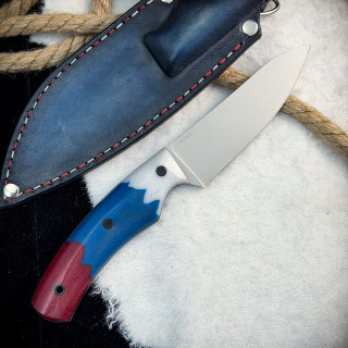 Нож Куркуль Люкс (AUS10Cobalt, микарта)