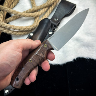 Нож Куркуль Люкс (AUS10Cobalt, стаб. клён)