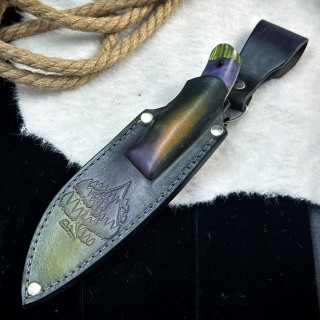 Нож Куркуль Люкс (AUS10Cobalt, гибрид)