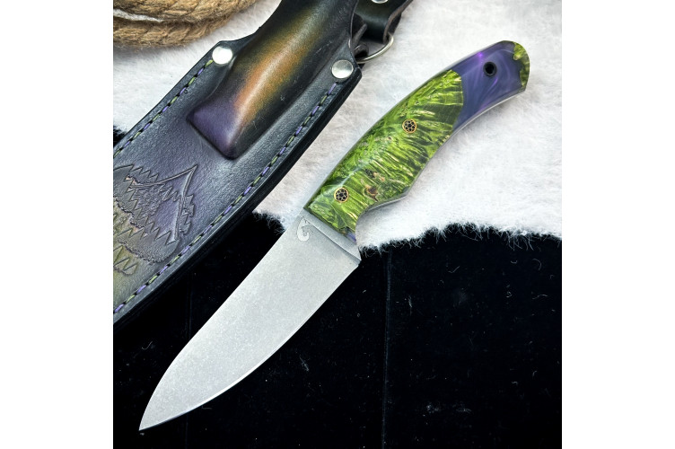 Нож Куркуль Люкс (AUS10Cobalt, гибрид)
