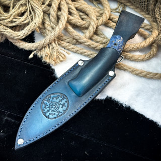 Нож Куркуль Люкс (AUS10Cobalt, гибрид)