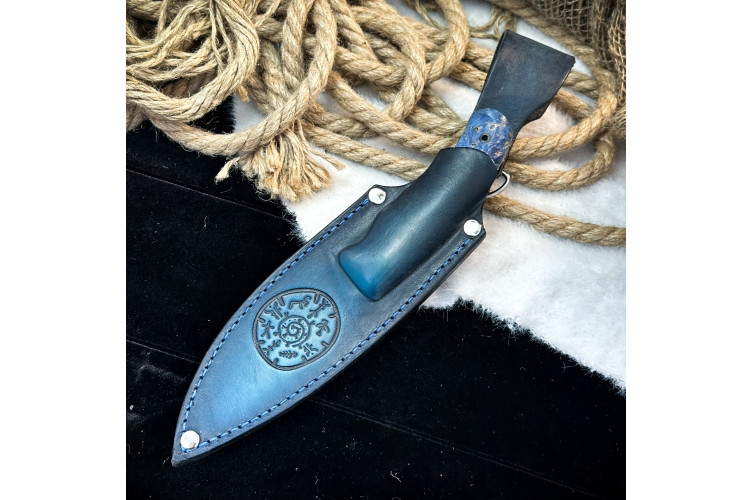 Нож Куркуль Люкс (AUS10Cobalt, гибрид)