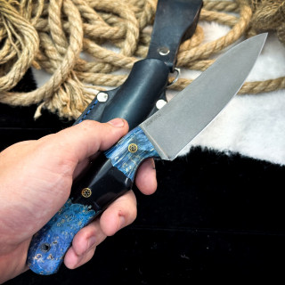 Нож Куркуль Люкс (AUS10Cobalt, гибрид)