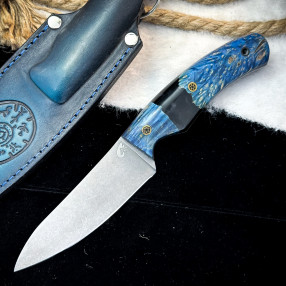 Нож Куркуль Люкс (AUS10Cobalt, гибрид)