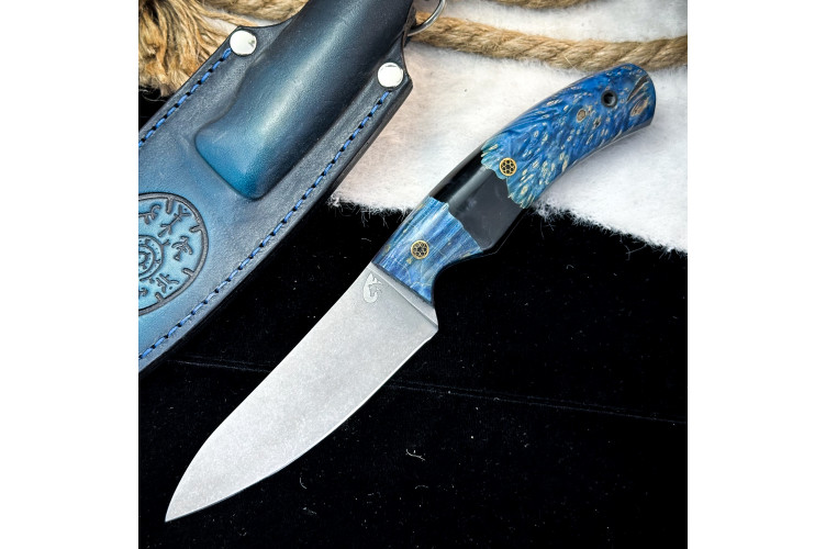 Нож Куркуль Люкс (AUS10Cobalt, гибрид)