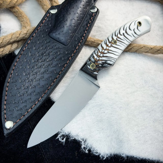 Нож Куркуль Люкс (M390, стаб. шишка)