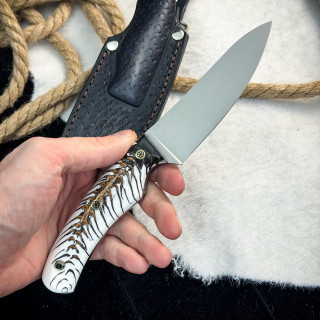 Нож Куркуль Люкс (M390, стаб. шишка)