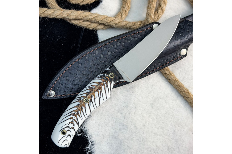 Нож Куркуль Люкс (M390, стаб. шишка)