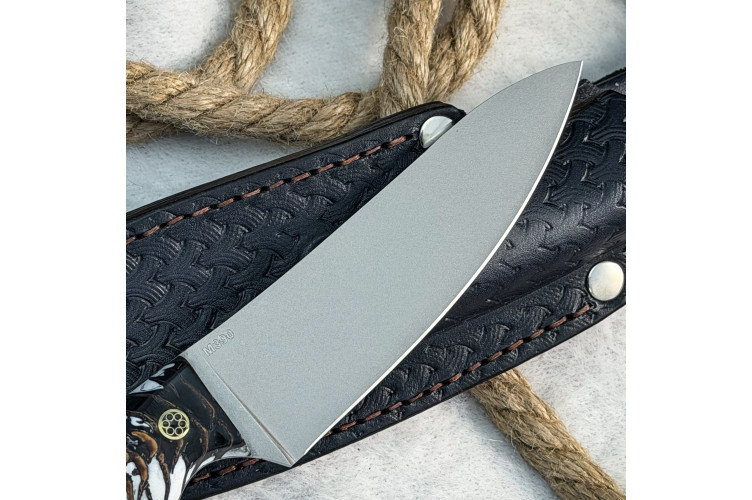 Нож Куркуль Люкс (M390, стаб. шишка)