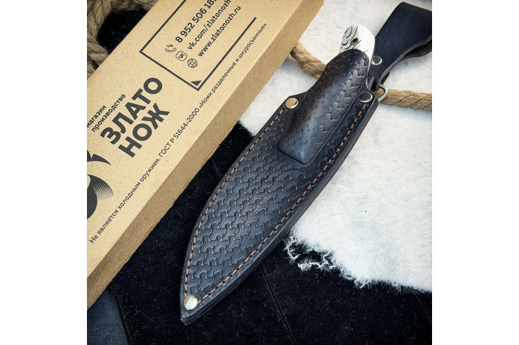 Нож Куркуль Люкс (M390, стаб. шишка)