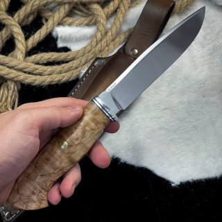  Нож Орикс Люкс (ELMAX, стаб. карельская береза)