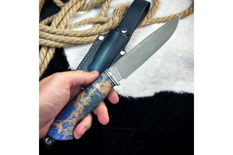 Нож Орикс Люкс (сталь AUS10Cobalt, стаб. клён)