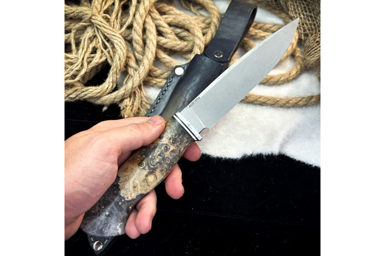 Нож Орикс Люкс (сталь AUS10Cobalt, стаб. клён)