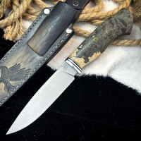 Нож Орикс Люкс (сталь AUS10Cobalt, стаб. клён)