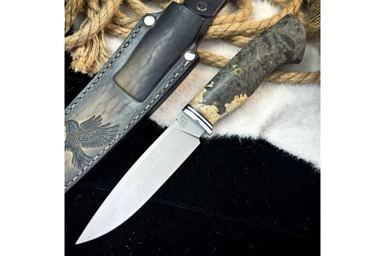 Нож Орикс Люкс (сталь AUS10Cobalt, стаб. клён)