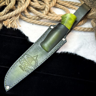 Нож Орикс Люкс (110Х18М-ШД, стаб. клён)