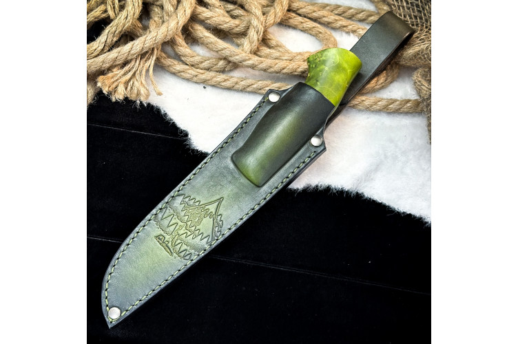 Нож Орикс Люкс (110Х18М-ШД, стаб. клён)