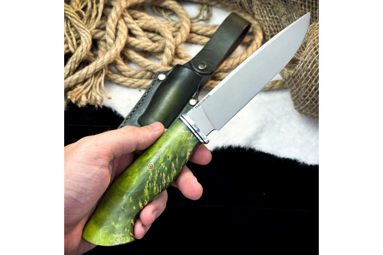 Нож Орикс Люкс (110Х18М-ШД, стаб. клён)