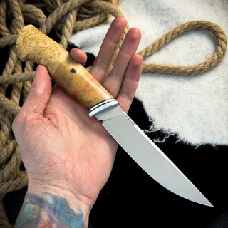 Нож Старпом (110Х18М-ШД, стаб. кап клёна)