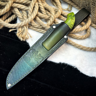 Финка Юсси Люкс (AUS10Cobalt, стаб кап клена)