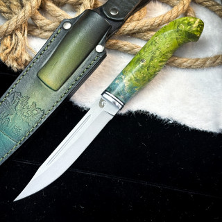 Финка Юсси Люкс (AUS10Cobalt, стаб кап клена)