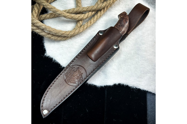 Финка Юсси Люкс (110Х18М-ШД, стаб. клён)