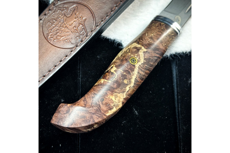 Финка Юсси Люкс (110Х18М-ШД, стаб. клён)
