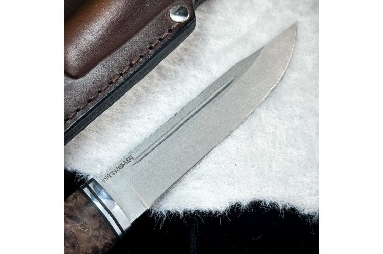 Финка Юсси Люкс (110Х18М-ШД, стаб. клён)