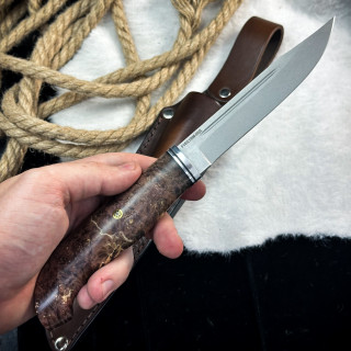 Финка Юсси Люкс (110Х18М-ШД, стаб. клён)