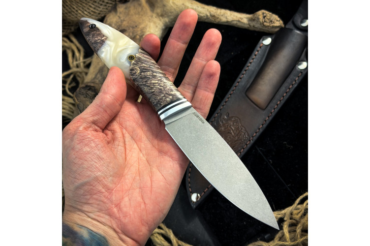 Нож Ять Люкс (AUS10Cobalt, гибрид)