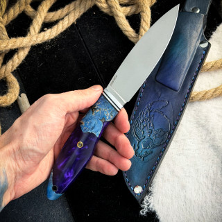 Нож Ять Люкс (AUS10Cobalt, гибрид)