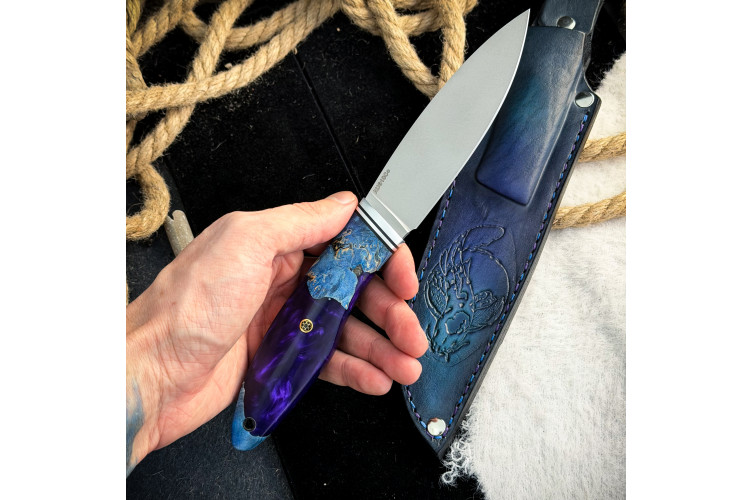 Нож Ять Люкс (AUS10Cobalt, гибрид)