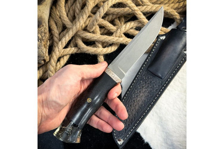 Нож Защитник Люкс (ELMAX, волк)