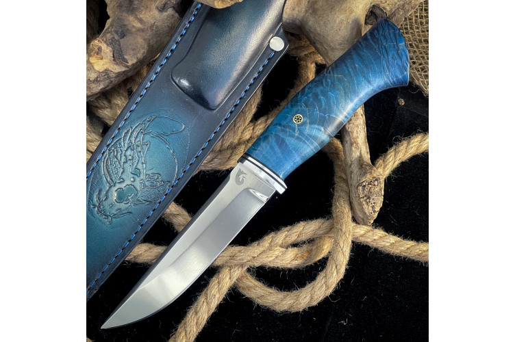Нож Защитник Люкс (VG-10, стаб.клен)