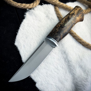 Нож Защитник (PGK, стаб. карельская береза)