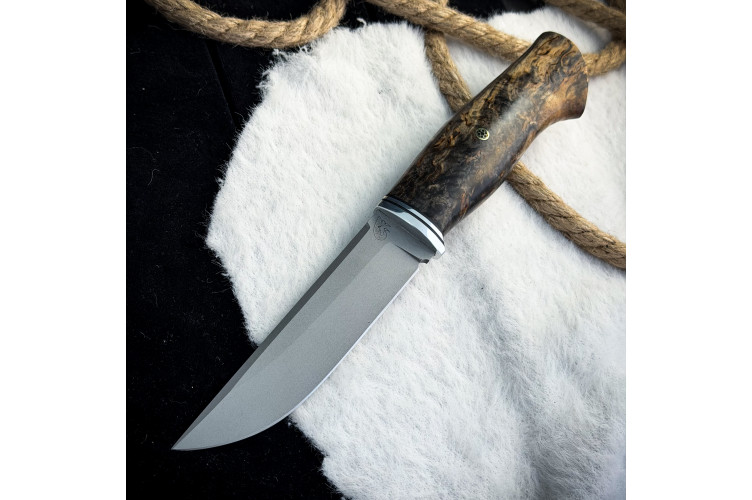 Нож Защитник (PGK, стаб. карельская береза)