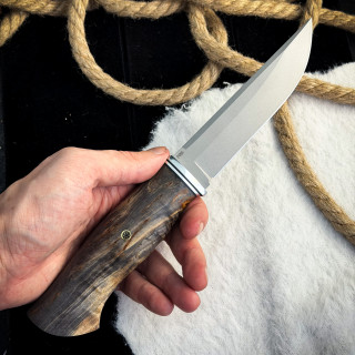 Нож Защитник (PGK, стаб. карельская береза)