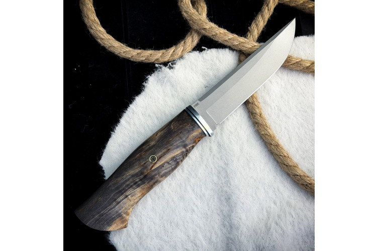 Нож Защитник (PGK, стаб. карельская береза)