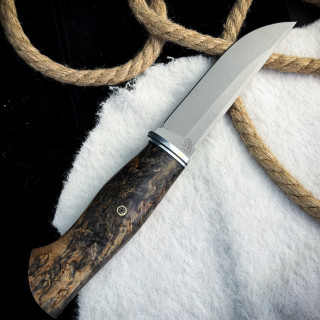 Нож Защитник (PGK, стаб. карельская береза)